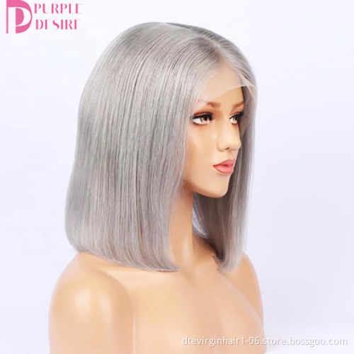bob lace frontal wig ombre silky straight brazilian hair best selling female high quality lace front wig